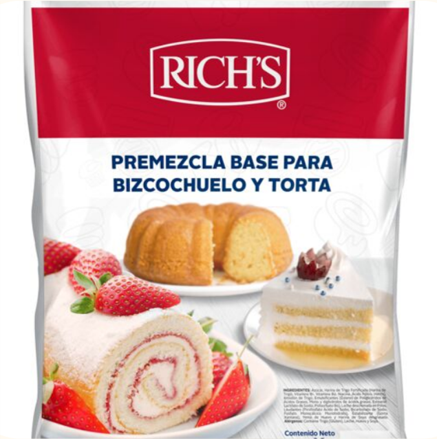 Premezcla Bizcochuelo y Tortas