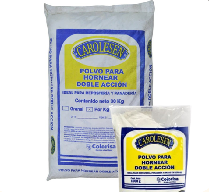 Polvo para hornear doble acción
