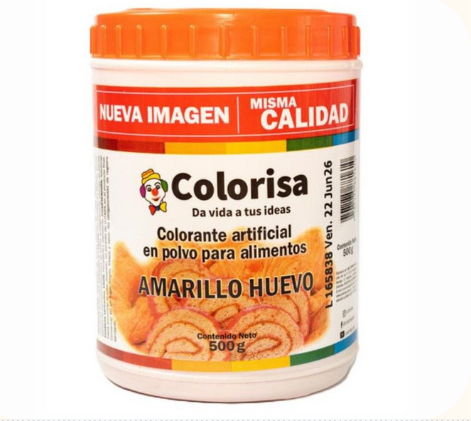 Colorantes en polvo amarillo huevo