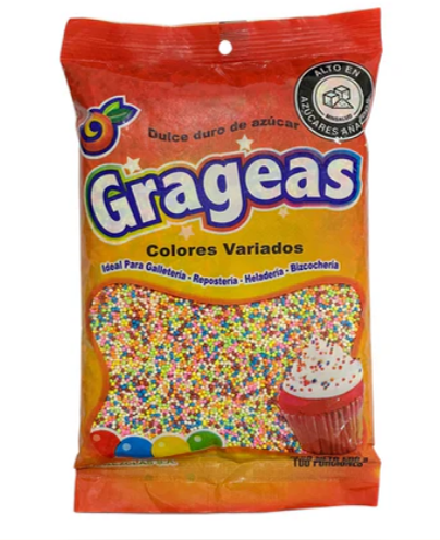 Grajeas de colores