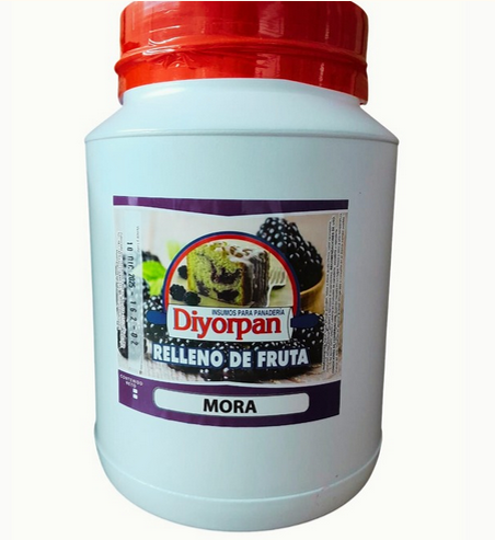 Relleno de fruta mora